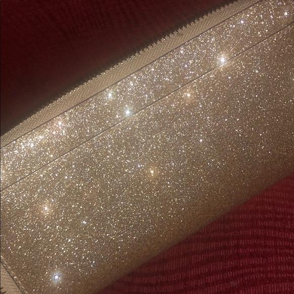 Kate Spade ♠️ gold glitter clutch ✨ - Picture 3 of 3